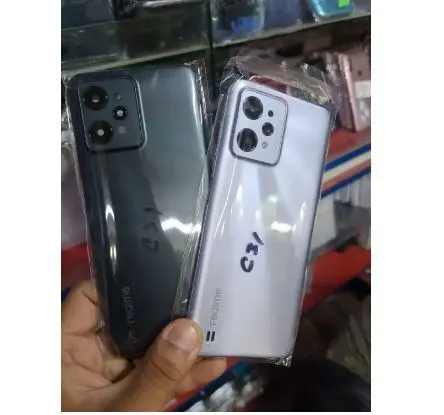 Realme C31 Housing Middle Frame With Side Button and Camera Lens Complete Body Casing Replacement For Realme C31 - Price in Bangladesh