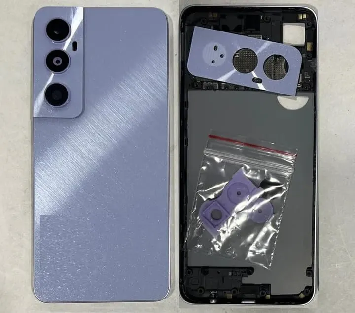 Realme C65 4G Housing Middle Frame With Side Button and Camera Lens Complete Body Casing Replacement For Realme C65 4G - Price in Bangladesh