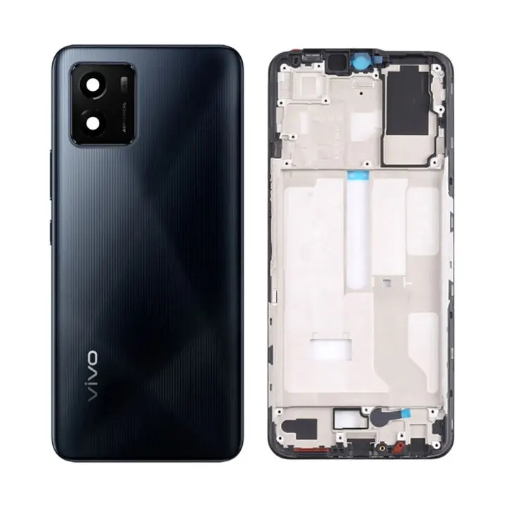 Vivo Y01 Housing Middle Frame With Side Button and Camera Lens Complete Body Casing Replacement For Vivo Y01 - Price in Bangladesh