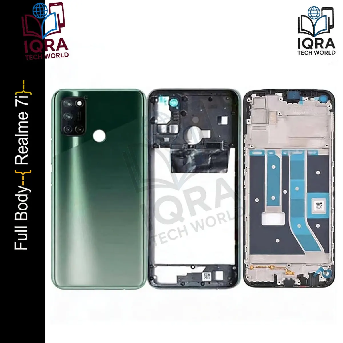 Realme 7i Full Body Housing / Middle Frame Chassis with Back Panel - Price in Bangladesh
