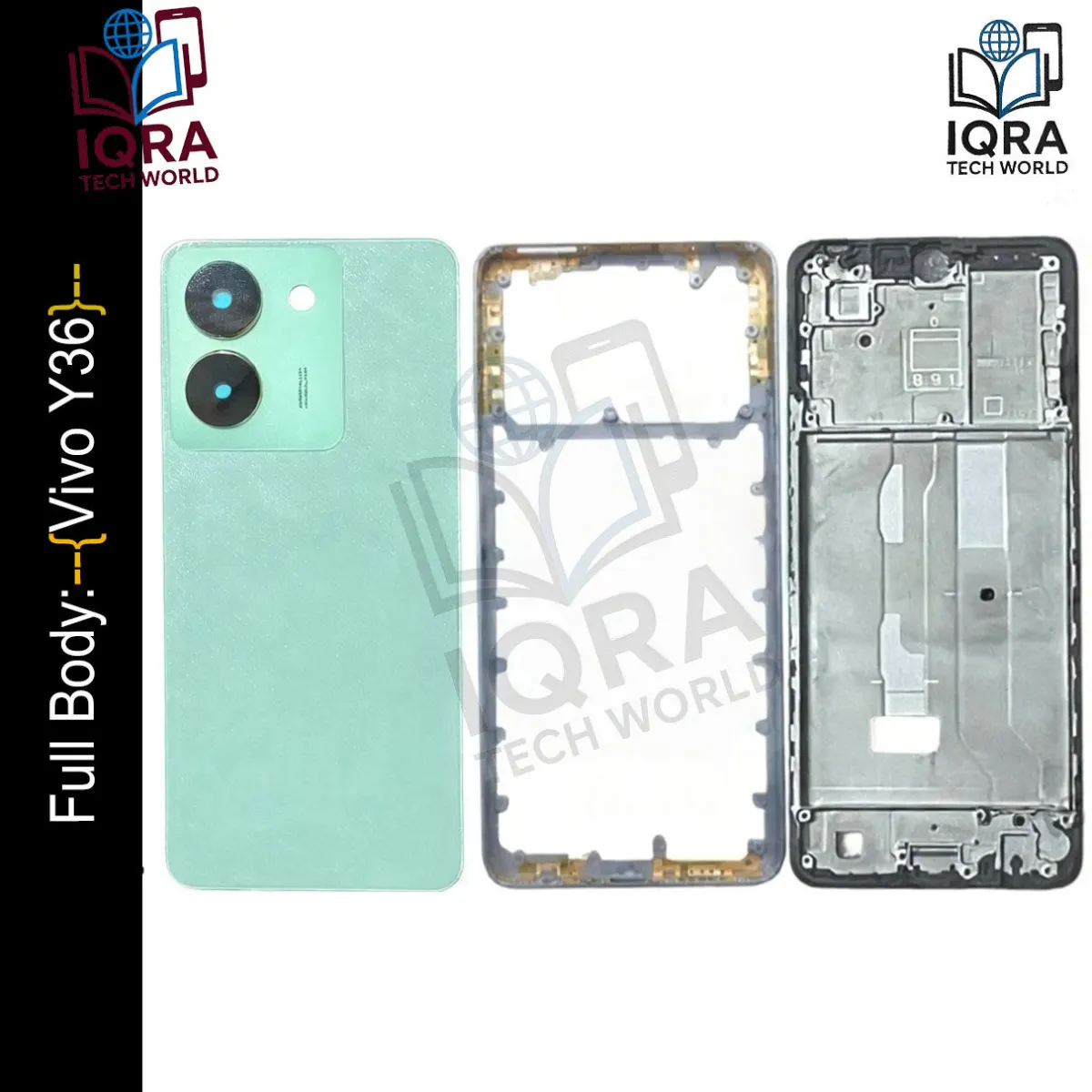 Vivo Y36 Full Body Housing / Middle Frame Chassis with Back Panel(Green) - Price in Bangladesh