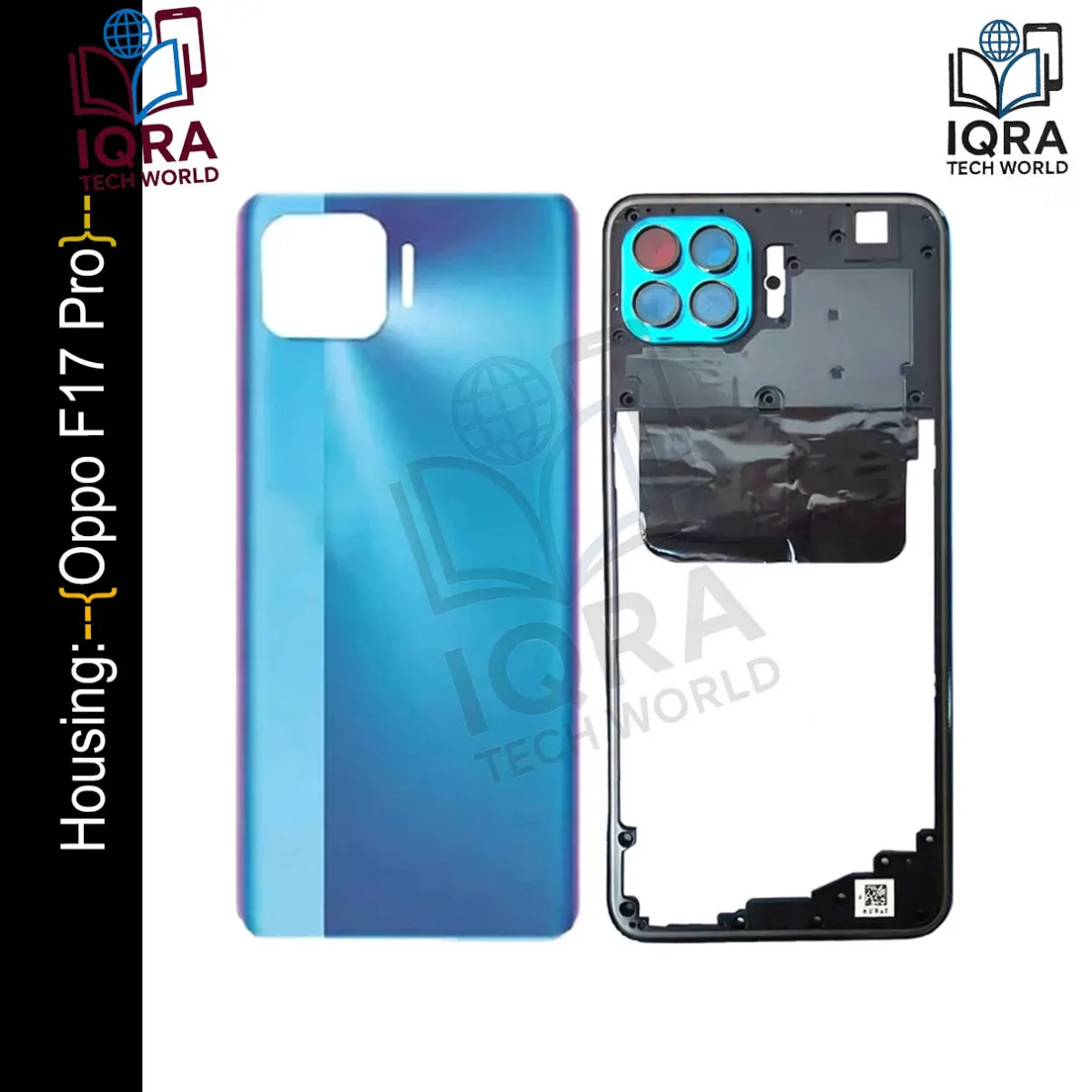 OPPO F17 Pro (Backshell) Back Panel with Side Frame Housing(Blue) - Price in Bangladesh