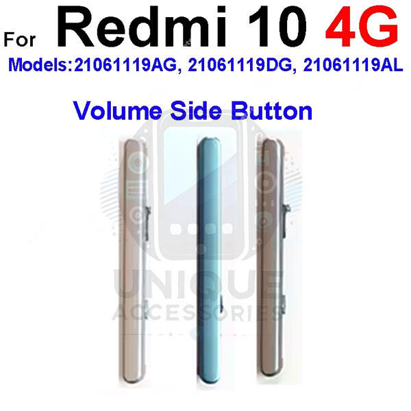Volume Side Buttons For Xiaomi Redmi 10 4G 5G Volume Up Down Control Side Keys Repair Parts - Price in Bangladesh