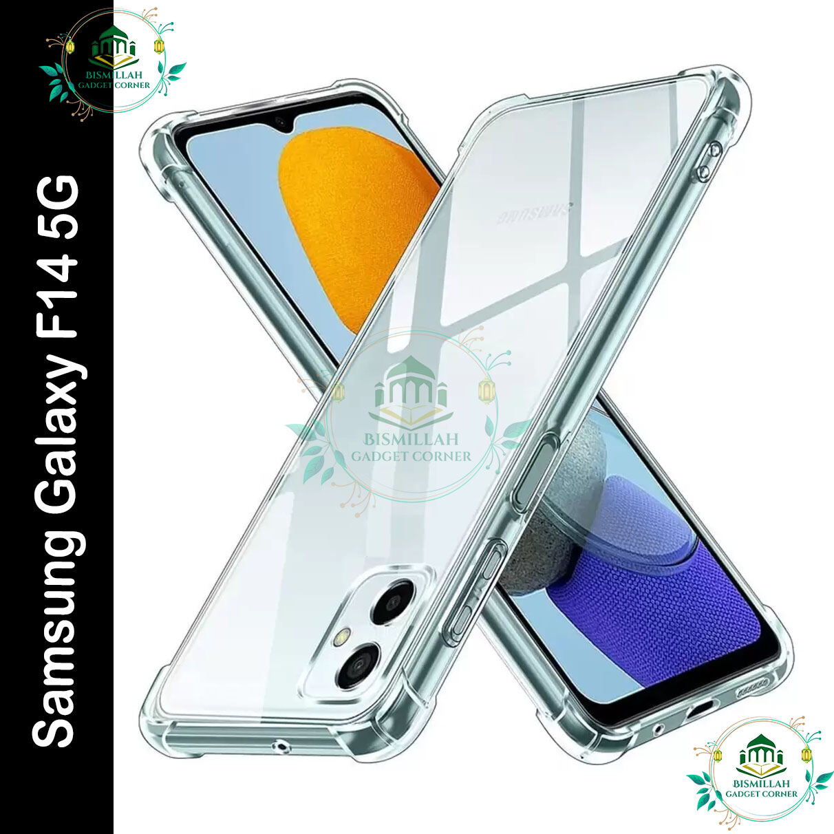 Transparent back cover For Samsung Galaxy F14 5G Luxury transparent Protect Back Cover Soft Case