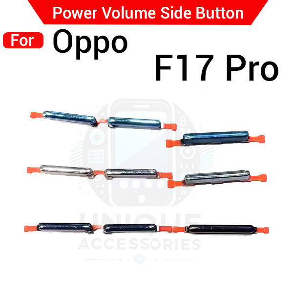 Compatible with Oppo F17 Pro External Side Buttons Power On Off + Volume Control Button Outside Side Keys - Price in Bangladesh