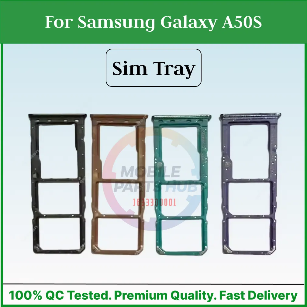 Samsung Galaxy A50S Sim Tray Micro SD Card Slot with Sim Ejector Pin Replacement Parts - Price in Bangladesh