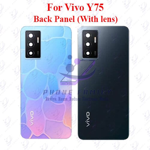 For Vivo Y75 Back Panel/Backshell/ Casing + Camera Lens With Logo-All Colors Available - Price in Bangladesh