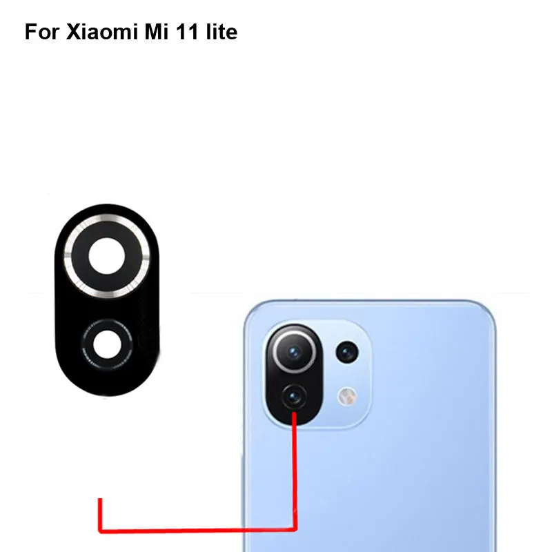 Back Rear Camera Lens Glass Compatible with Xiaomi Mi 11 Lite  Camera Lens Glass Without Frame - Price in Bangladesh