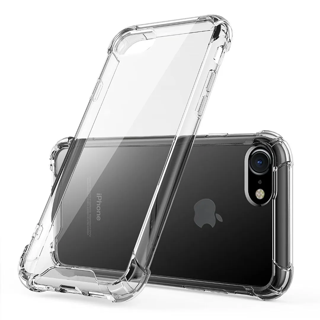 For Apple Iphone 6 /6S /6 Plus /6S Plus /6+/6S+ Luxury Transparent Silicone Protect Back Cover Soft Case