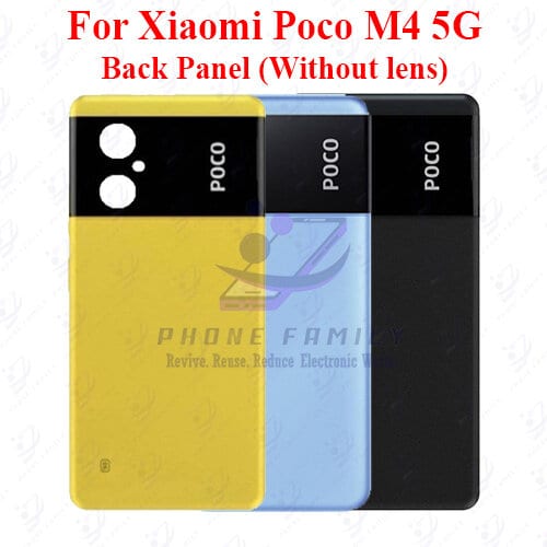 For Xiaomi Poco M4 5G Back Panel/Backshell/ Casing + Side Button With Logo-All Colors Available - Price in Bangladesh