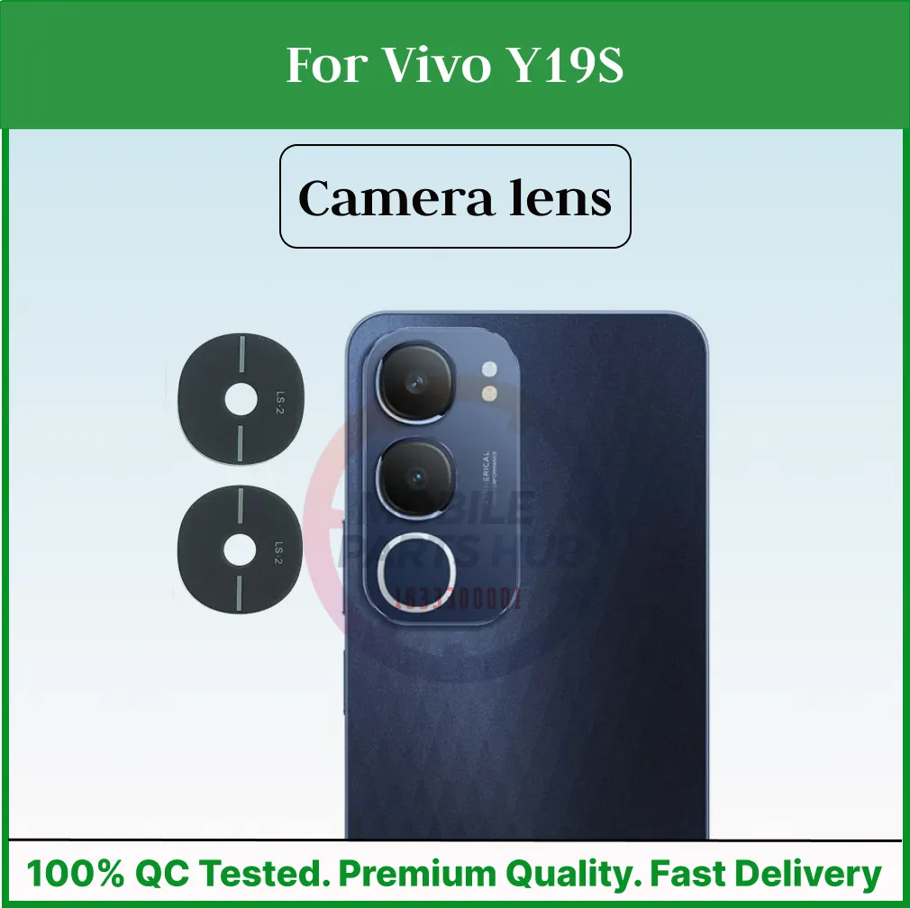 Back Rear Camera Lens Glass Compatible with For Vivo Y19S Camera Lens Glass Without Frame - Price in Bangladesh
