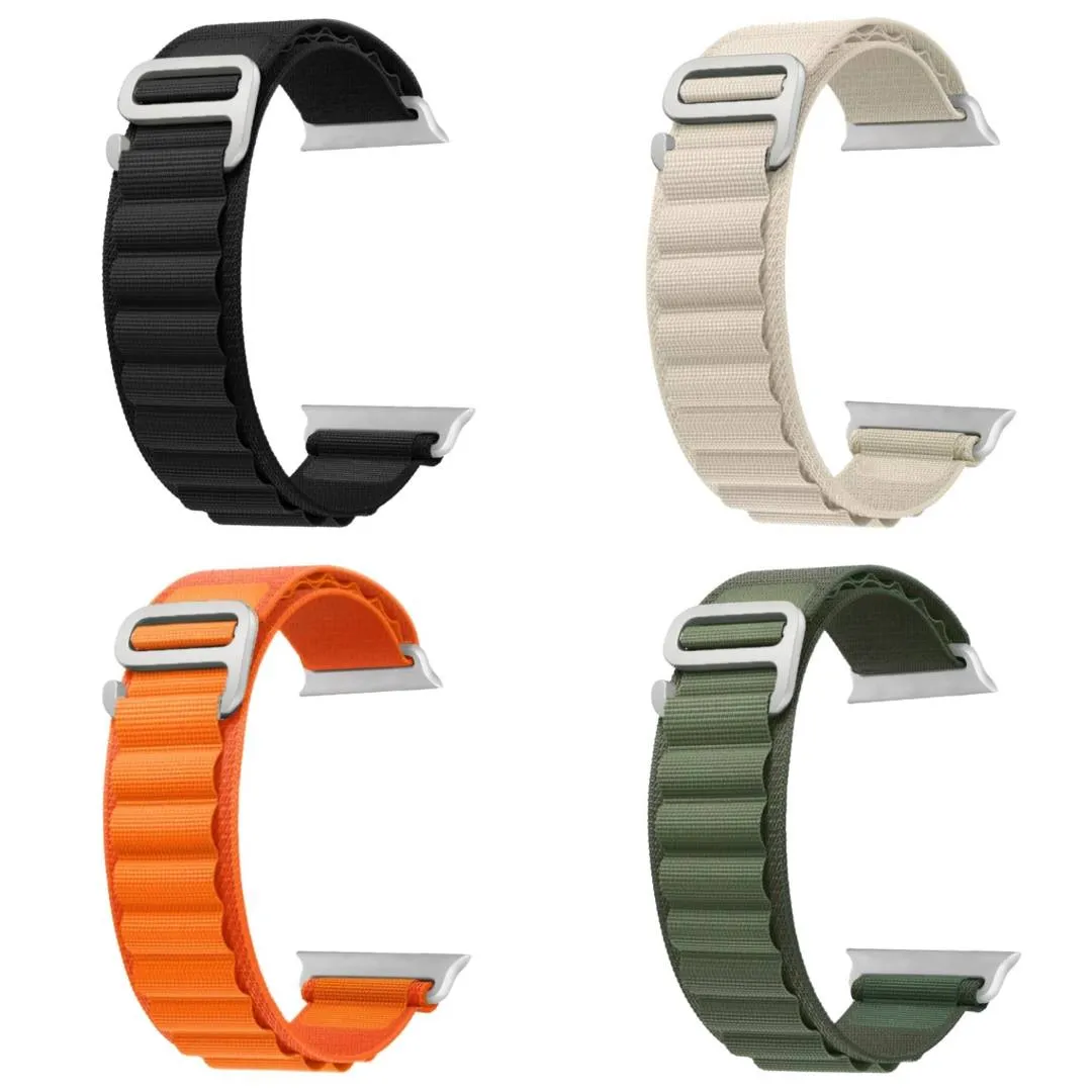 Premium Iwatch Ultra 42Mm 44Mm 45Mm 49Mm Smart Watch Series 8 Nylon Alpine Loop Band Strap - Watch Strap - Smart Watch Belt - Price in Bangladesh
