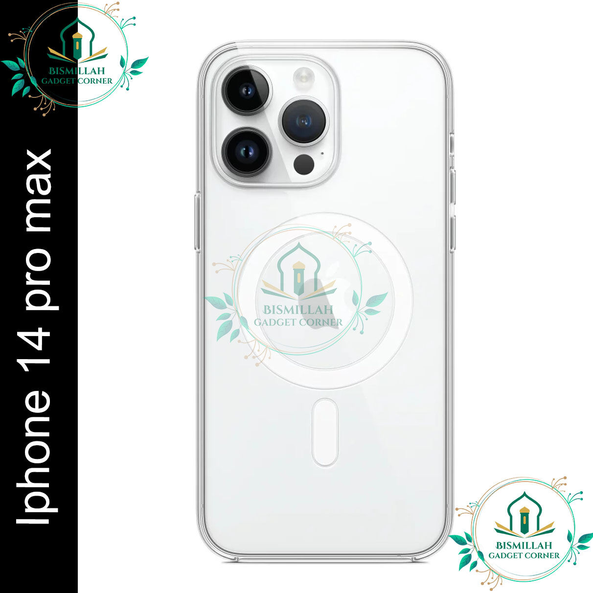 Transparent TPU / Acrylic Crystal Clear MagSafe Case for Apple IPhone 14 pro max Clear