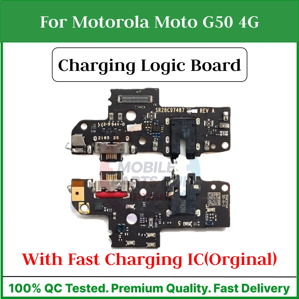 Charging Logic Board For Motorola Moto G50 4G power Charging Port For (M2003J6B2G) USB Plug PCB Dock Connector Replacement Parts - Price in Bangladesh