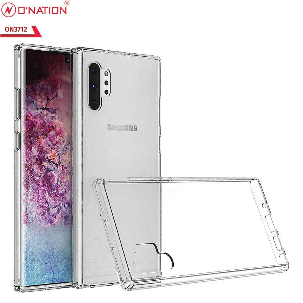 Anti Yellow Clear Back Cover Case for Samsung NOTE 10 PLUS With Full Camera Protection