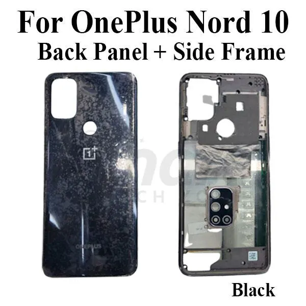 For OnePlus Nord 10 Side Frame Bezel Housing Frame and Back Panel Without Front LCD Frame Panel - Price in Bangladesh