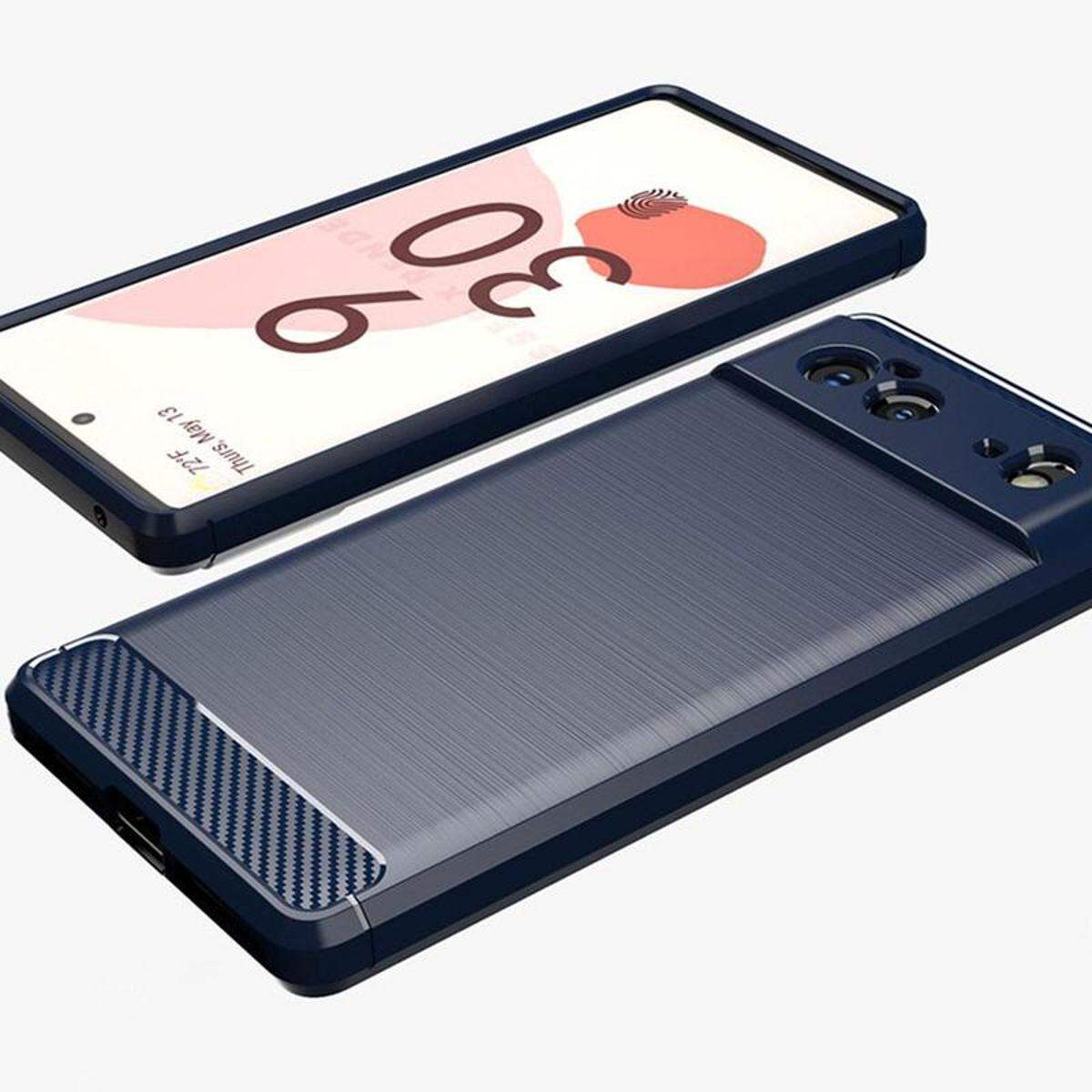 For Google Pixel 6 Case Carbon fiber drawing Soft Silicon Back Cover for Google Pixel6 Phone cases
