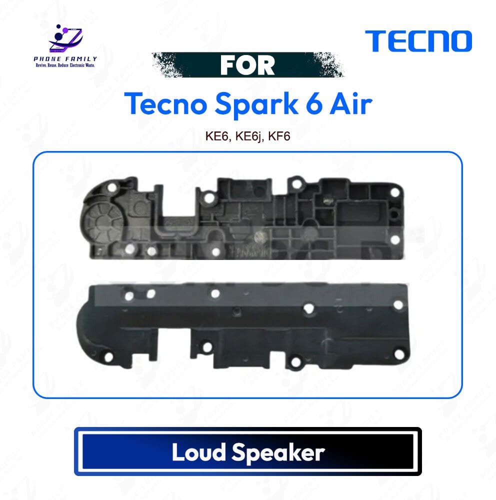 Tecno Spark 6 Air Loud Speaker Ringer Buzzer Module Sound Speaker Repair Replacement Spare Part High Quality (KE6, KE6j, KF6) - Price in Bangladesh