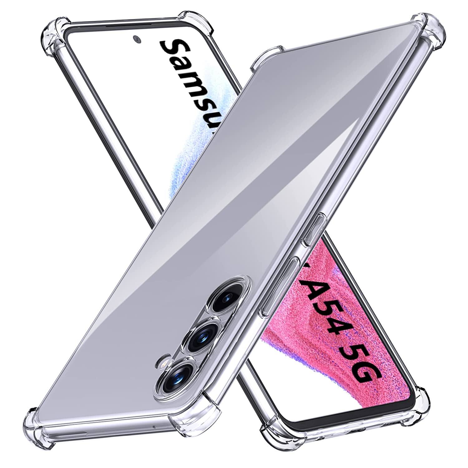 Samsung Galaxy A54 Premium Silicone Case Crystal Clear Soft TPU Ultra-Thin Transparent Flexible Protective Mobile Phone Back Cover