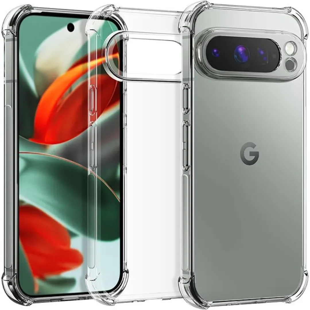 Google Pixel 6 6A 6 Pro 7 7A 7 Pro 8 8A 8 Pro 9 9 9A 9 Pro 9 Pro Xl 10 10 Pro 10 Pro Xl Premium Silicone Case Crystal Clear Soft Tpu Ultra-Thin Transparent Flexible Protective Mobile Phone Back Cover