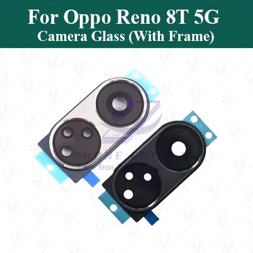 For Oppo Reno 8T 5G Camera Main Glass Lens With Frame Replacement Part - Price in Bangladesh