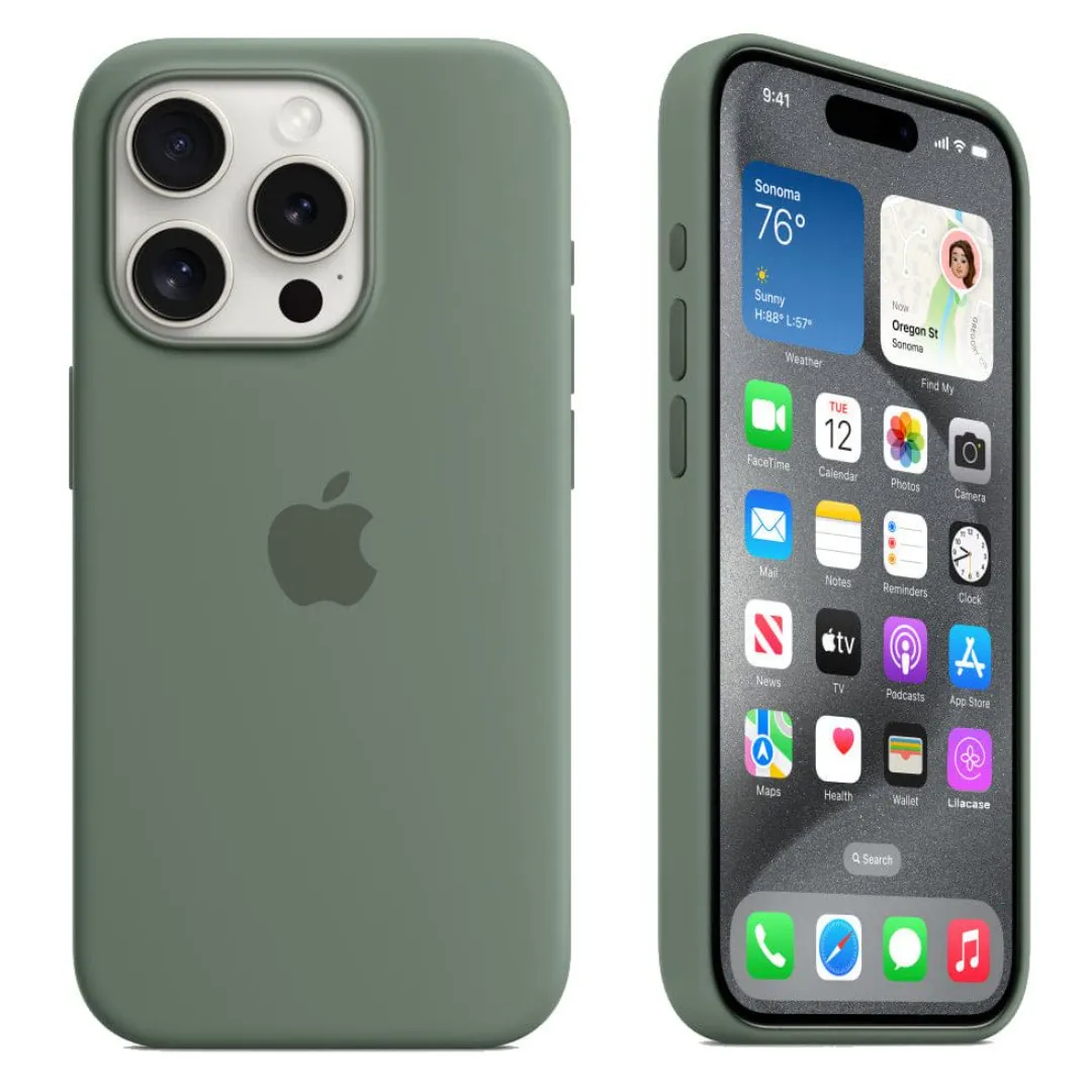 For Apple Iphone 15 Pro Max 6.7 2023 Luxury Soft Liquid Silicone Phone Case Protection Back Cover Case