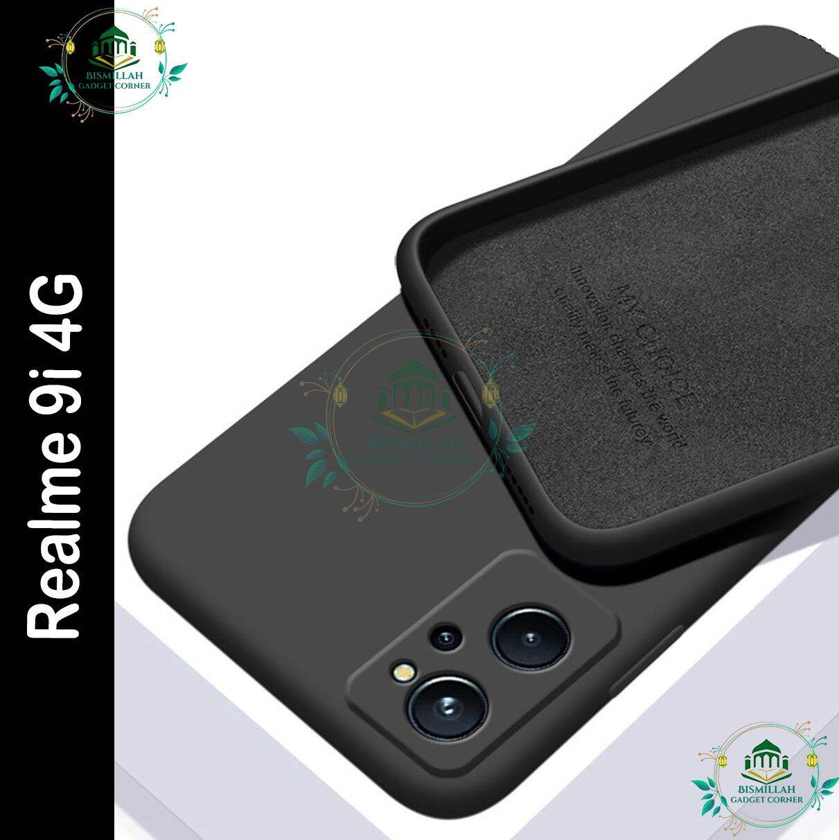 Premium Liquid Silicone Phone case for Realme 9i 4G Liquid Silicon Mobile Back Case Soft Silicone Phone Cover
