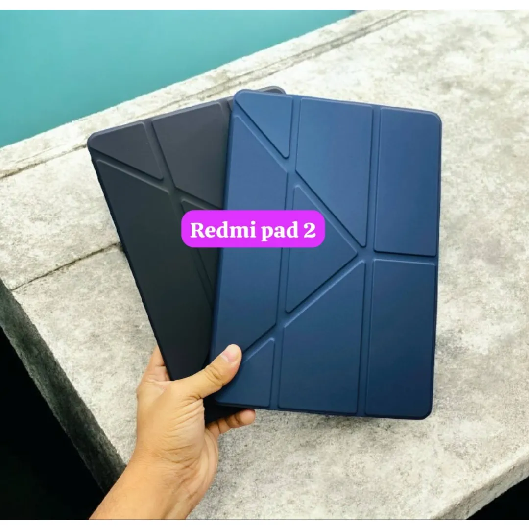 Smart Case For Xiaomi Redmi Pad 2 11Inch Pu Leather Tri-Folding Magnetic Stand Back Funda Tablet Cover For Redmi Pad 2 2025 Case