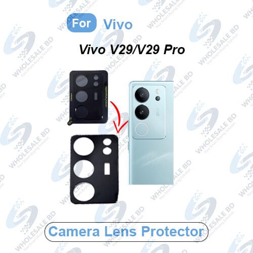 Tempered Glass Camera Lens Protector for Vivo V29 / Vivo V29 Pro - Scratch-Resistant Lens Cover (Wholesale) - Price in Bangladesh