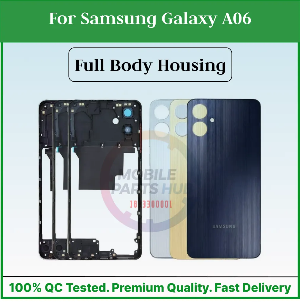 For Samsung Galaxy A06 Full Body Housing (Side Frame + Back Panel Without Camera Glass ) - Price in Bangladesh