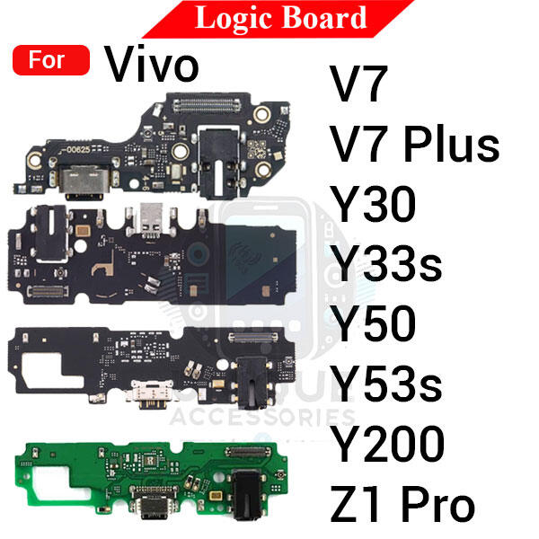 Charging Logic Board For Vivo V7 V7 Plus Y30 Y33s Y50 Y53s Y200 Z1 Pro Charging Port USB Plug PCB Dock Connector Spare parts - Price in Bangladesh