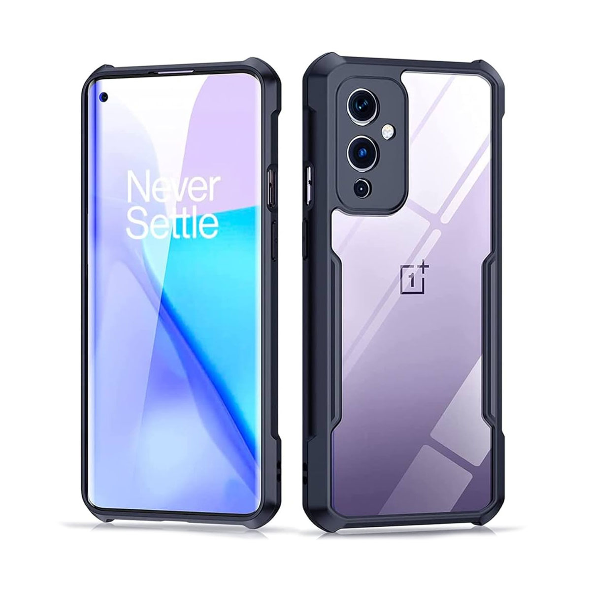 Xundd Back Cover for OnePlus 9 5G / 1+ 9 5G Transparent Hybrid Hard PC Back Bumper