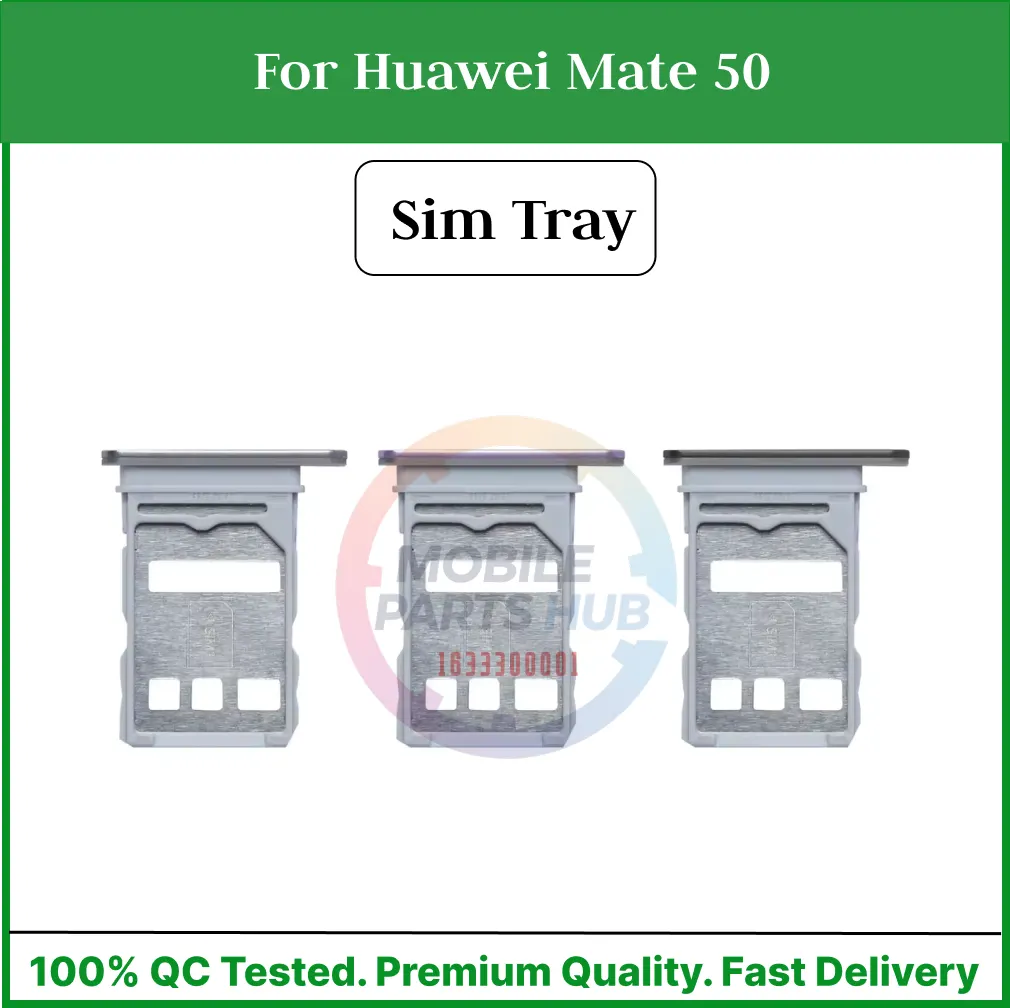 Huawei Mate 50 Sim Tray Micro SD Card Slot with Sim Ejector Pin Replacement Part - Price in Bangladesh