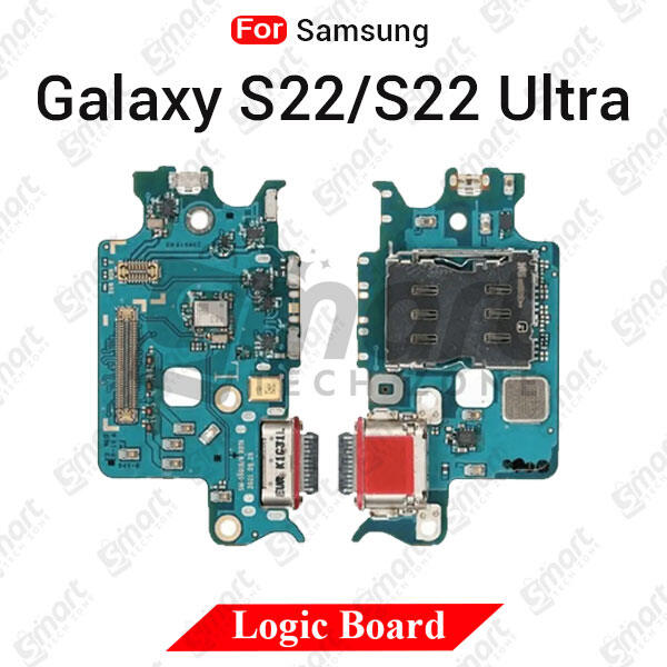 Charging Logic Board For Samsung Galaxy S22 S22 Ultra Charging Port USB Plug PCB Dock Connector Spare parts - Price in Bangladesh