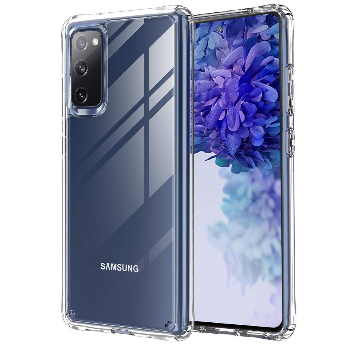 Samsung Galaxy S20 FE Comfortable Clear Transparent Soft TPU Back Case Cover - Camera