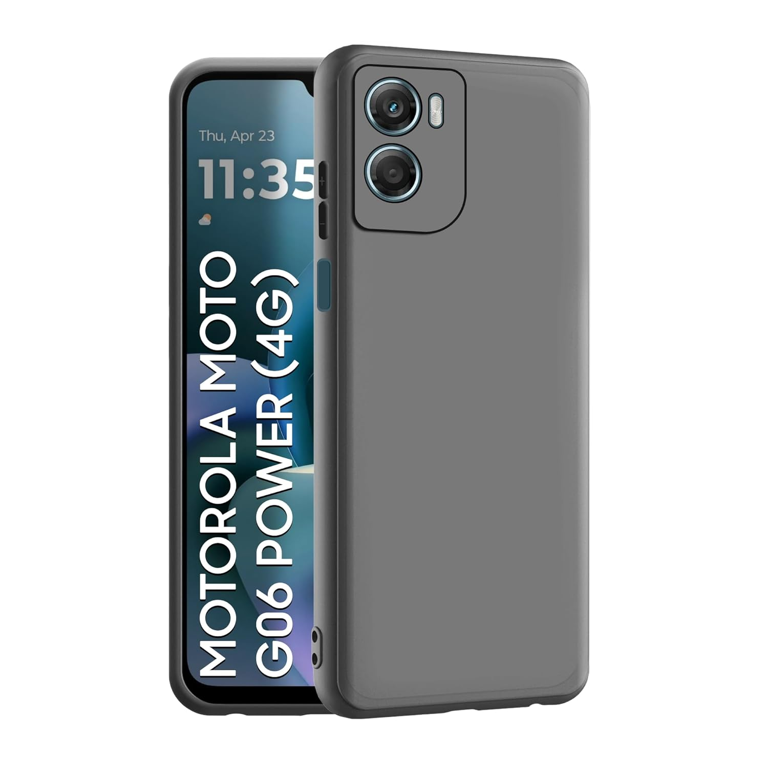 Original Premium Liquid Silicone Phone cover for Motorola Moto G06 Power (4G) Back Cover
