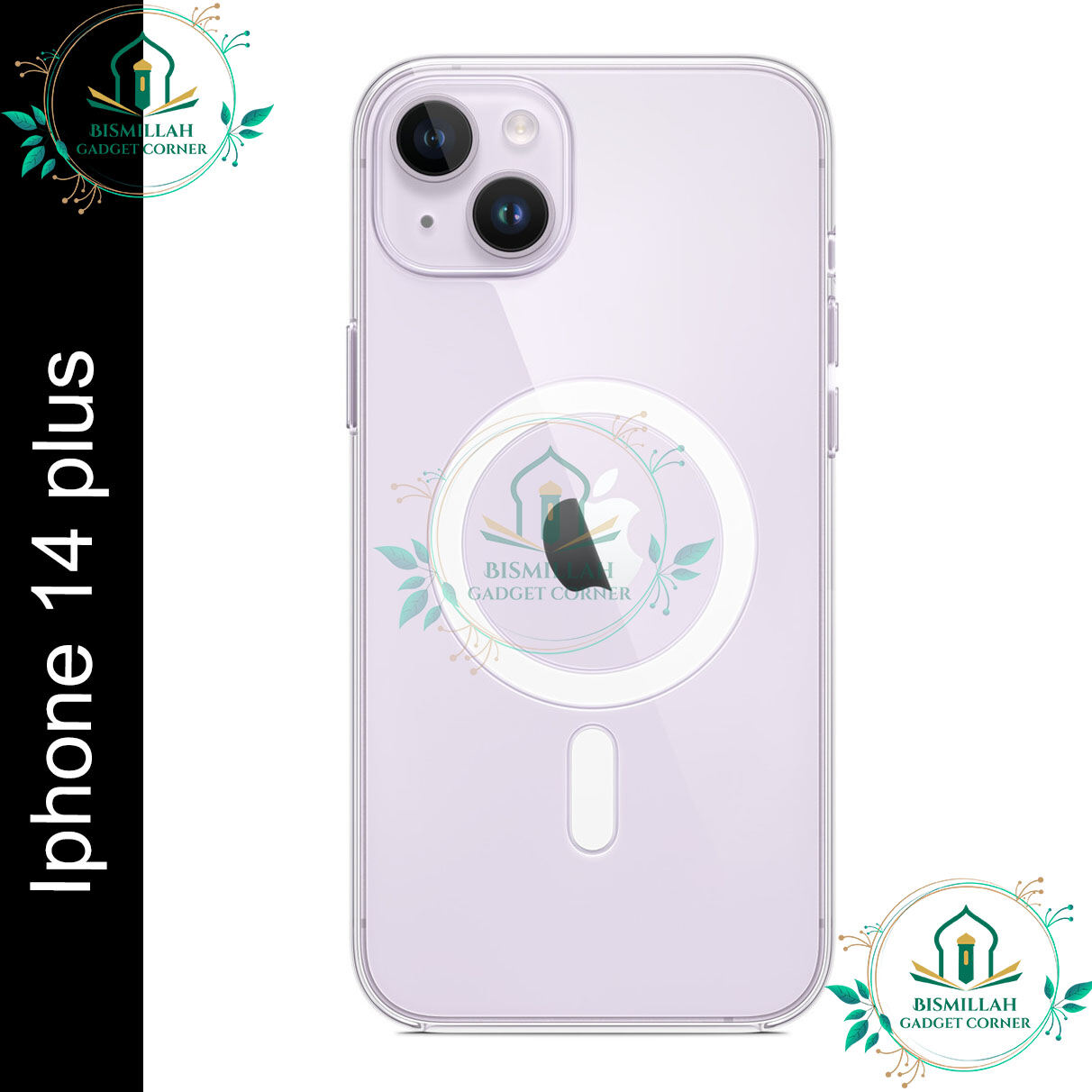 Transparent TPU / Acrylic Crystal Clear MagSafe Case for Apple IPhone 14 plus Clear
