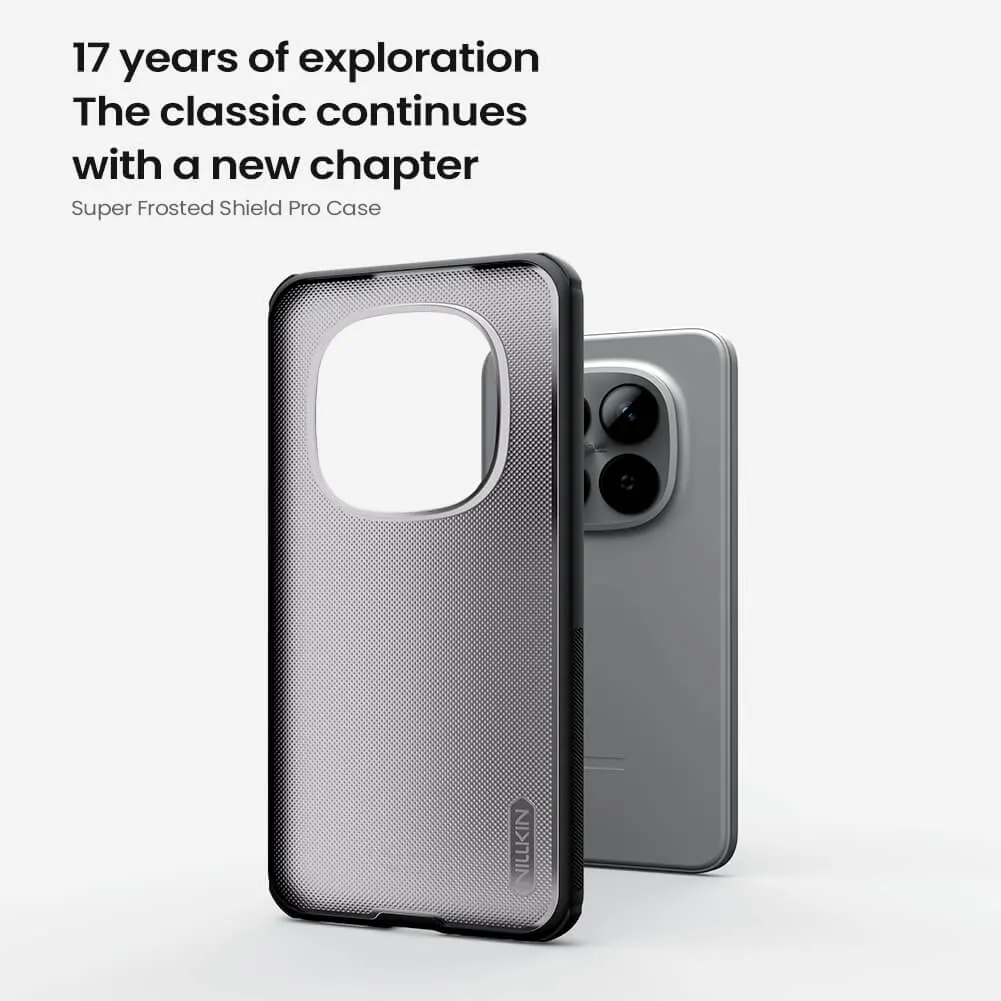 Nillkin Super Frosted Shield Pro Matte cover case Clear version for Xiaomi Redmi Note 15 Pro Plus (Redmi Note 15 Pro+) (Chinese version)