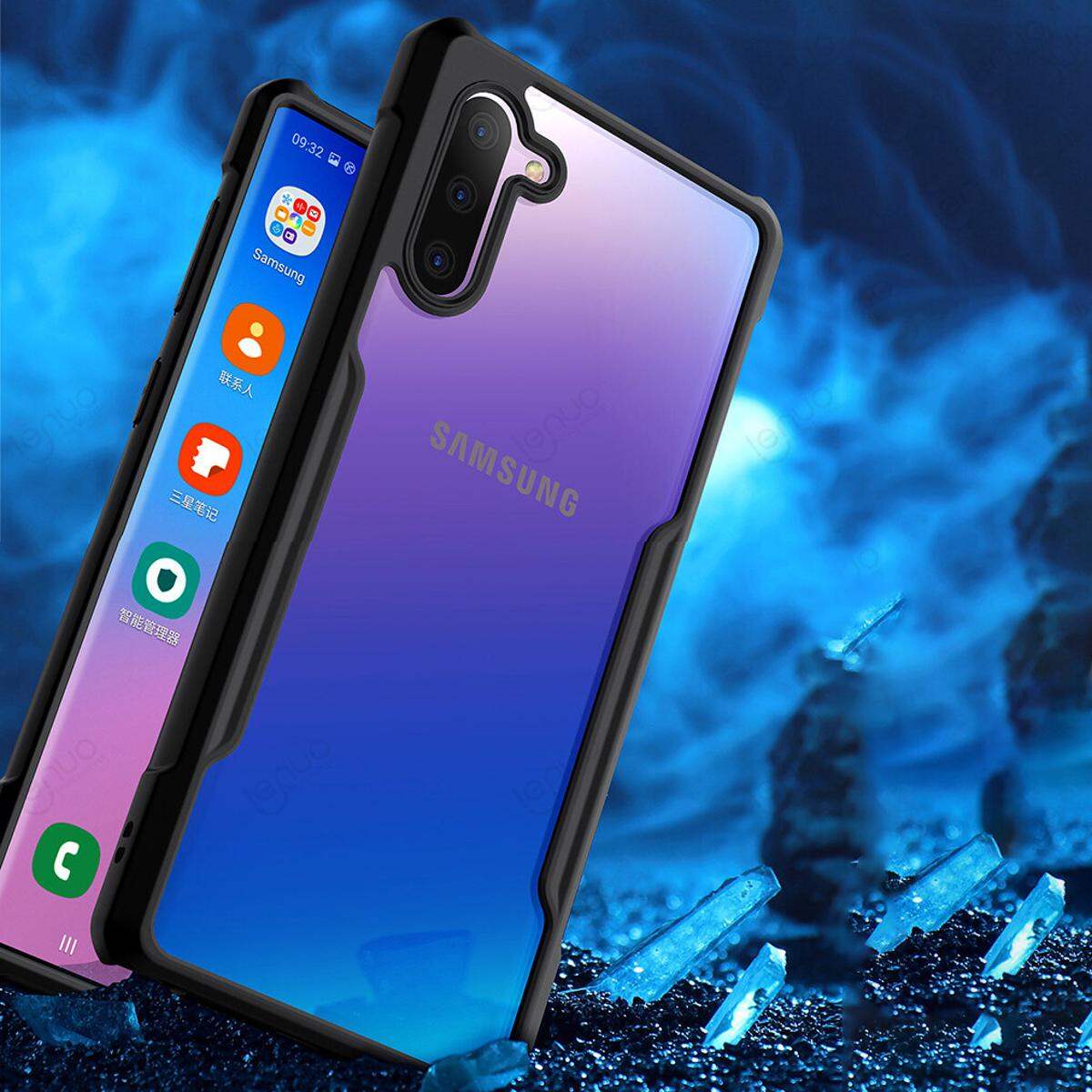 Casing For Samsung Galaxy Note 10+ / Note 10 Plus Phone Case Shockproof Transparent Bumper Airbag Phone Cover Case
