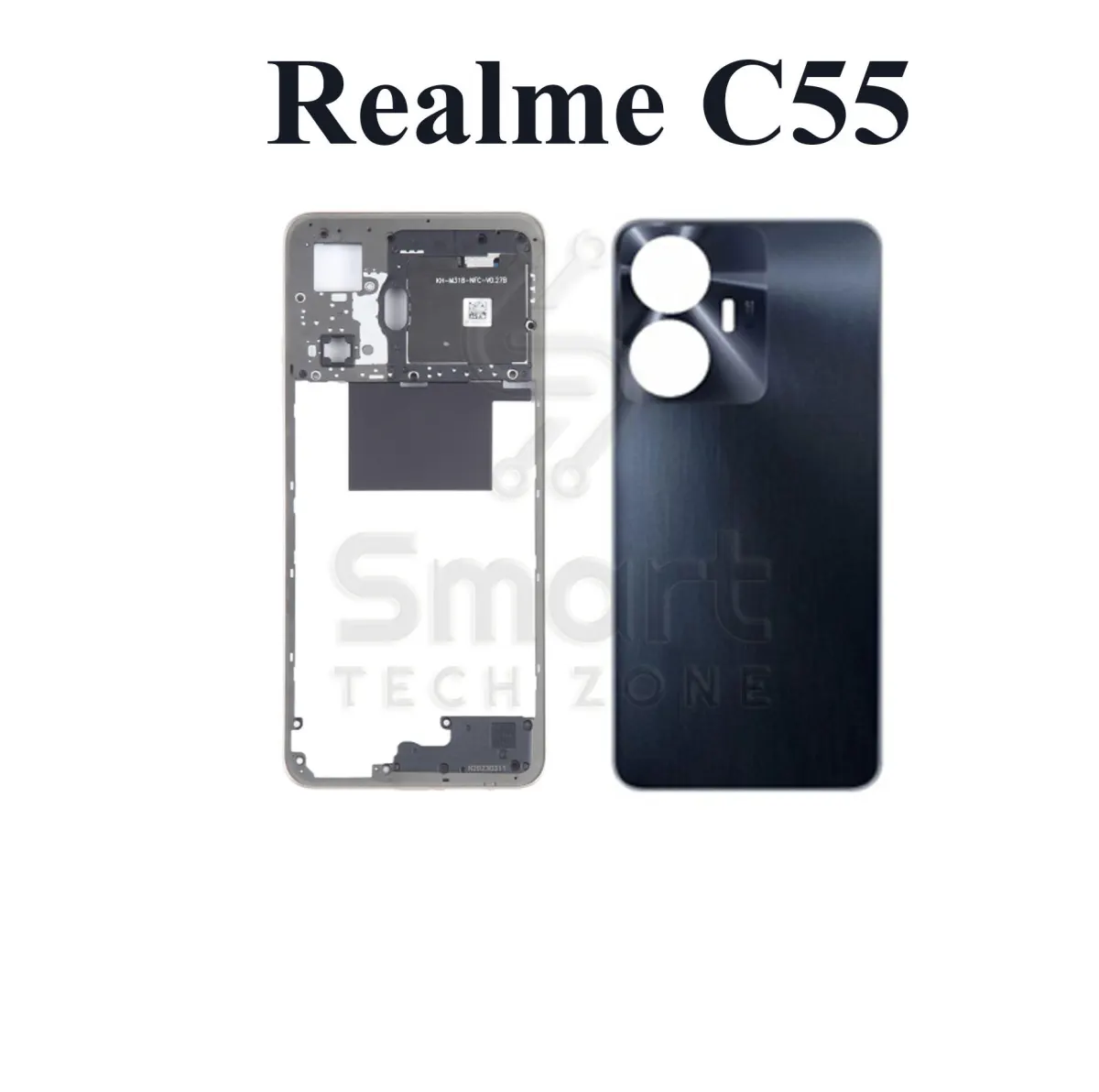 Side Frame and Back Panel for Realme C55 Without Camera Glass - Price in Bangladesh