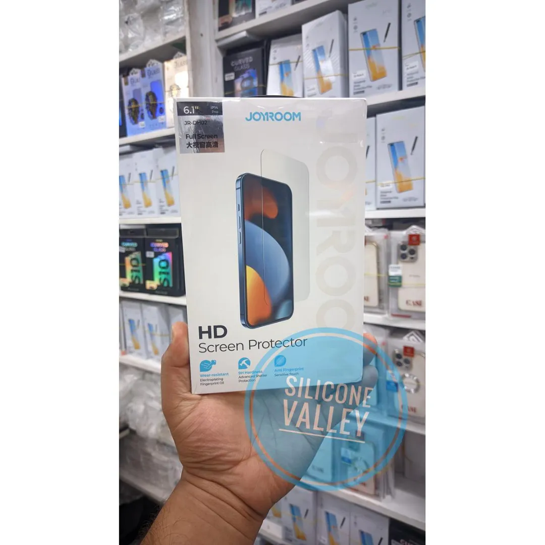 Premium Joyroom Hd Tempered Glass Screen Protector 2.5D Large Screen For Apple Iphone 14 Pro 6.1 2022
