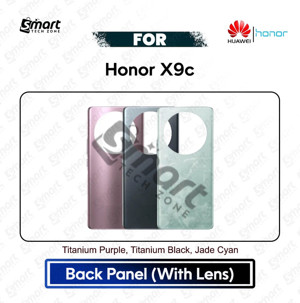 Honor X9c Back Shell Back Panel Battery Cover Back Door With Camera Lens Logo All Colors Available Replacement Repair Spare Part - Price in Bangladesh