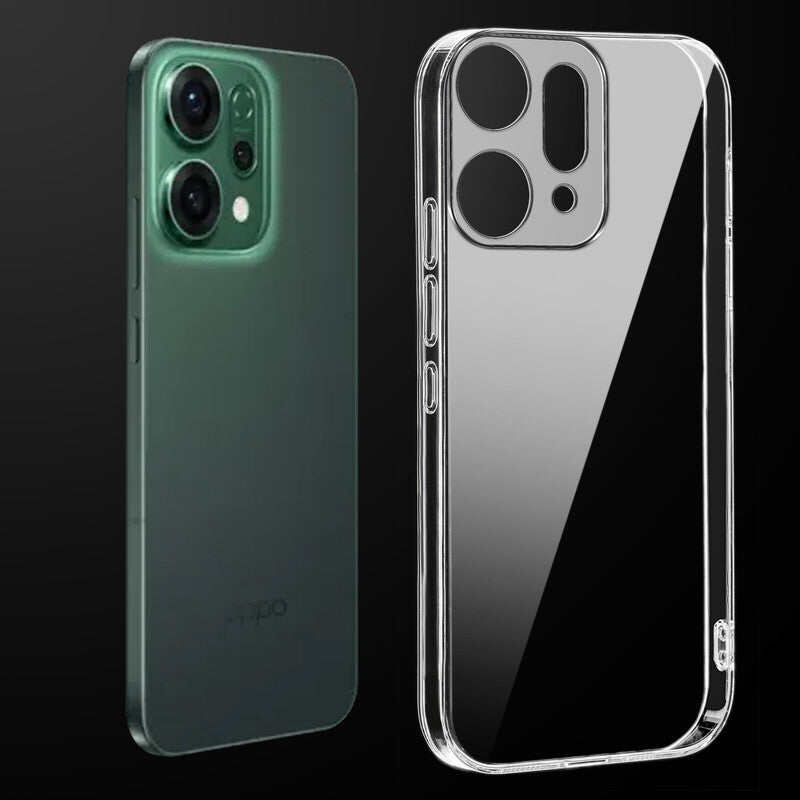 Anti Yellow Clear Back Cover Case for OPPO RENO 14F With Full Camera Protection