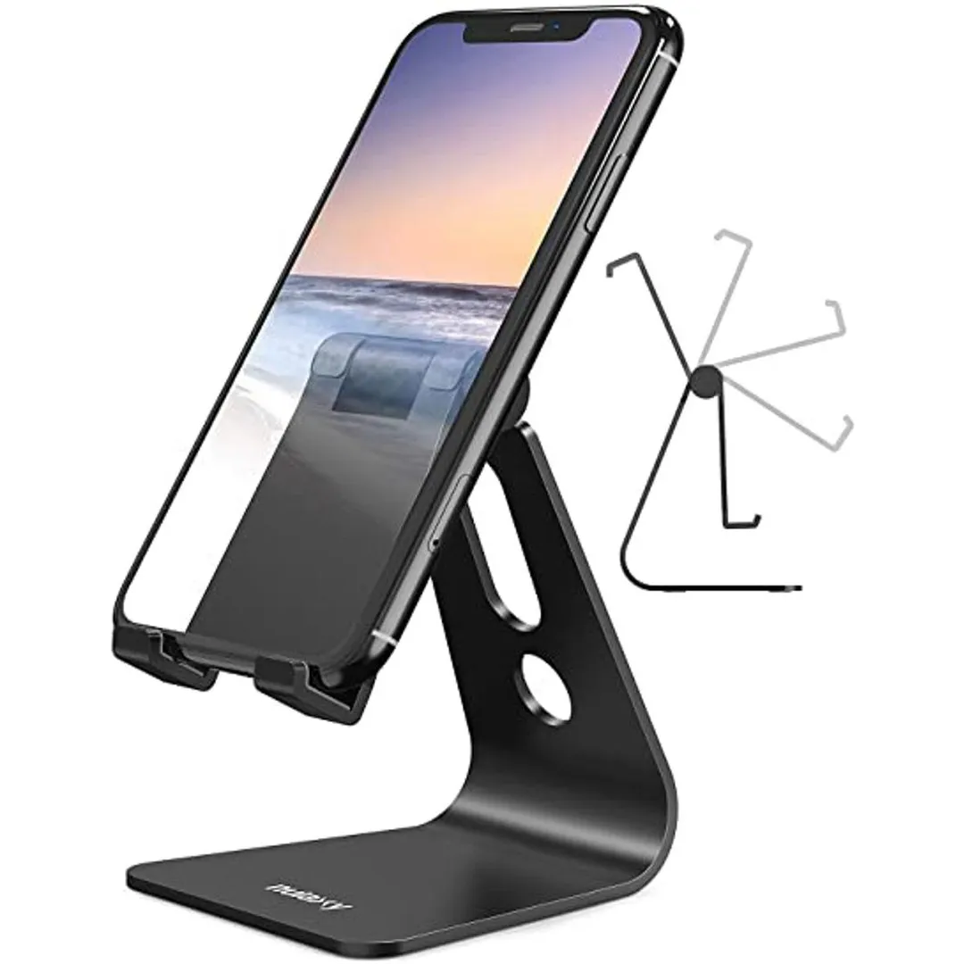 Universal Mobile Phone Holder Stand Aluminum Alloy Tablet Desk Stand