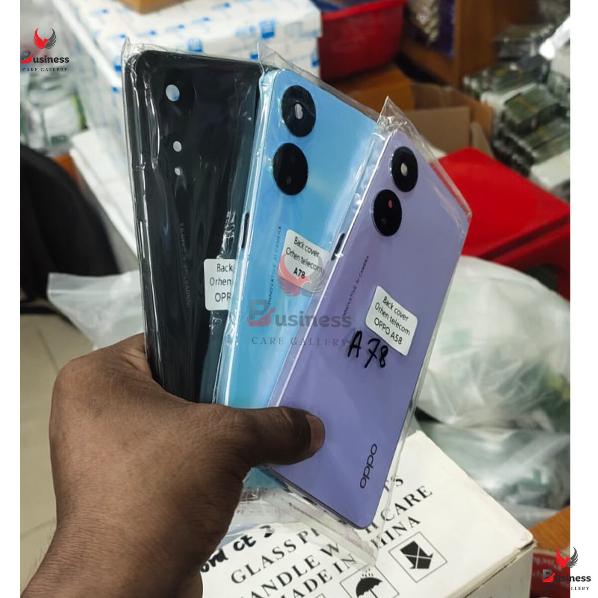 Replacement Backshell Panel + midel frame for Oppo A78 5G Battery Back Door Back panel - Price in Bangladesh