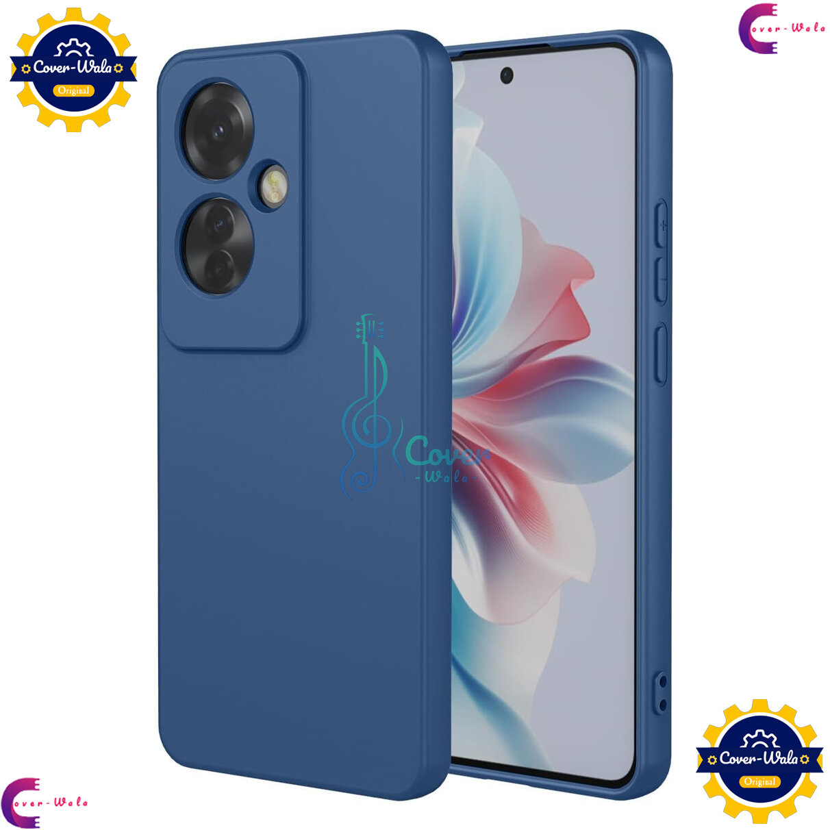 Transparent Back Clear Cover case + Xundd Protective Cover + Silicone Back Cover With Camera Protection Specially Designed For OPPO Reno 11F 5G / OPPO Reno 11 F Back Cover.