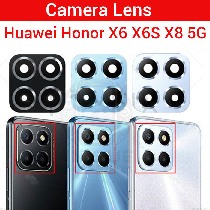 Camera Main Glass Lens for Huawei Honor X6 X6S X8 5G Replacement Part (Not Tempered Camera Glass Protector) - Price in Bangladesh