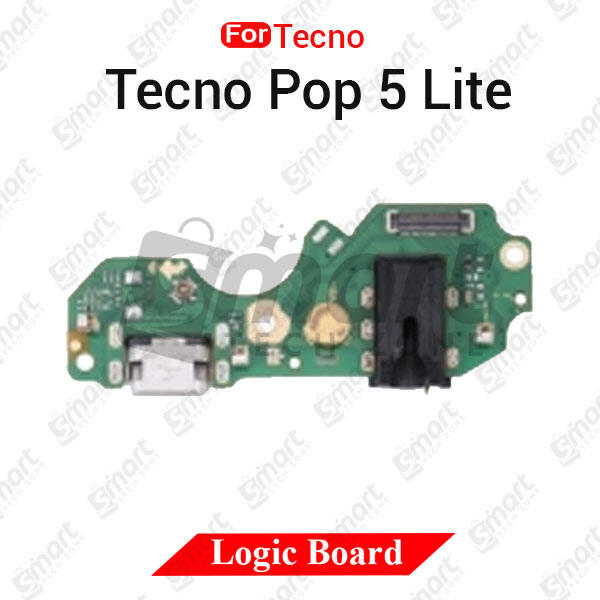 Charging Logic Board For Tecno Pop 5 Lite Charging Port USB Plug PCB Dock Connector Spare parts - Price in Bangladesh