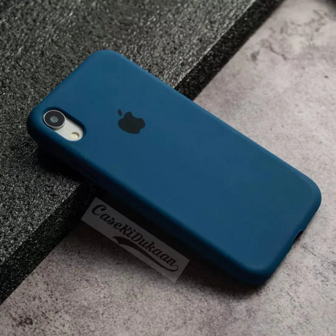 For Apple Iphone Xr (6.1) Luxury Shockproof Liquid Silicone Soft Case Back Cover