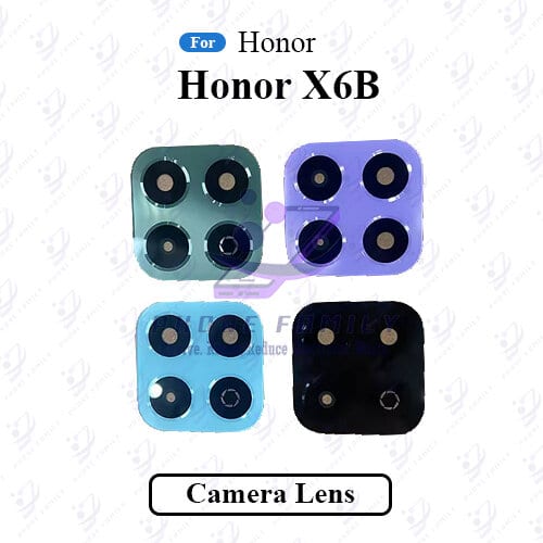 Huawei Honor X6B Rear Camera Glass Lens Replacement | Not a Protector — Original Position Glass | Black / Blue / Green / Purple | All Colors Available | Exact Fit - Price in Bangladesh